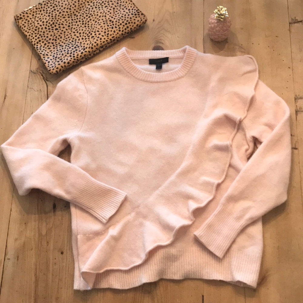 🌺J Crew Ruffle Sweater🌺
